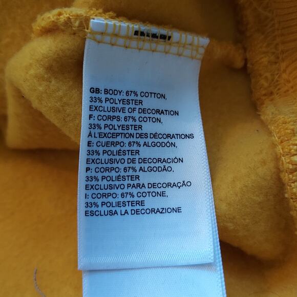 The North Face Yellow Pullover Hoodie Size Large - Picture 9 of 11